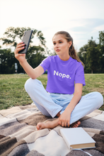 Load image into Gallery viewer, Funny Nope Premium T-shirt Gift Idea For Women
