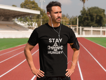 Load image into Gallery viewer, Stay Hungry, Motivational Gym Premium T-shirt
