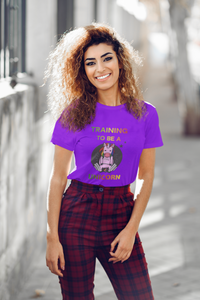 Training To Be A Unicorn Funny Workout Premium T-shirt