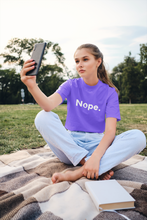 Load image into Gallery viewer, Funny Nope Premium T-shirt Gift Idea For Women
