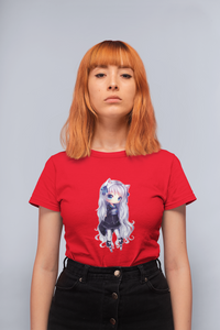 Chibi Anime Girl, Premium T-shirt