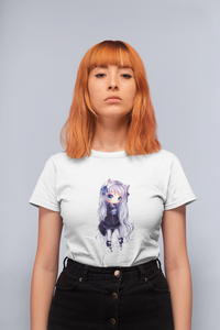 Chibi Anime Girl, Premium T-shirt