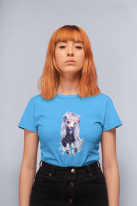 Chibi Anime Girl, Premium T-shirt