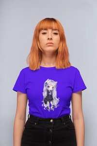 Chibi Anime Girl, Premium T-shirt