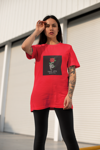 True Love Never Dies ... Skeleton/Rose Premium T-shirt For Women