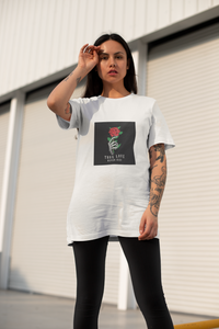 True Love Never Dies ... Skeleton/Rose Premium T-shirt For Women